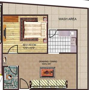 Project Image of 0.0 - 570.0 Sq.ft 1 BHK Apartment for buy in Aman Aman Park