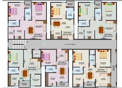 Project Image of 927.0 - 1044.0 Sq.ft 2 BHK Apartment for buy in K And T Sobha Residency