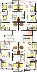 Project Image of 0.0 - 917.81 Sq.ft 3 BHK Apartment for buy in Tenements Krishna Enclave