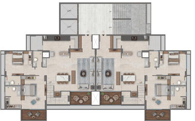 Project Image of 2238.0 - 2528.66 Sq.ft 3 BHK Apartment for buy in Adani Embrace
