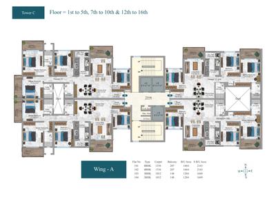 Project Image of 1338.0 - 2525.0 Sq.ft 2 BHK Apartment for buy in Winsome Icon