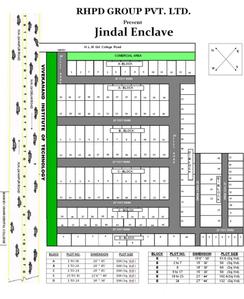 Vardah Jindal Enclave Phase 1 and Phase 2 Layout Plan 1