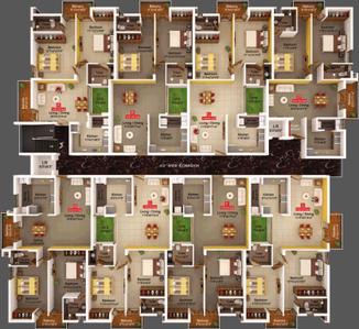 Project Image of 420.0 - 484.0 Sq.ft 2 BHK Apartment for buy in Abhimanyu Dream Homes
