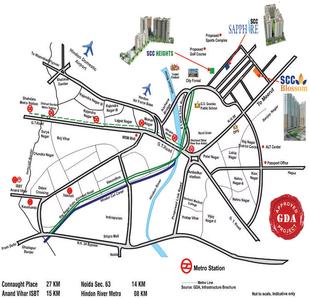 Project Image of 887.16 - 1266.8 Sq.ft 2 BHK Apartment for buy in SCC Blossom Block A And B
