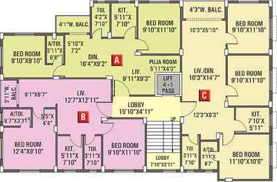 Project Image of 608.0 - 1509.0 Sq.ft 2 BHK Apartment for buy in DVA Ixora