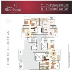 Project Image of 606.0 - 1077.0 Sq.ft 1 BHK Apartment for buy in Vastu Buildcorp River Nest