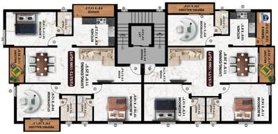 Project Image of 1365.0 - 1855.0 Sq.ft 3 BHK Apartment for buy in Viva Vibrant