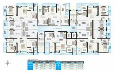 Project Image of 875.0 - 1790.0 Sq.ft 2 BHK Apartment for buy in Kirti Raman Residency