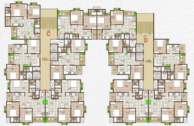 Project Image of 1215.0 - 1890.0 Sq.ft 2 BHK Apartment for buy in Takshashila Elegna