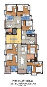 Project Image of 660.0 - 1460.0 Sq.ft 2 BHK Apartment for buy in Pillarix Debojoyti Apartment