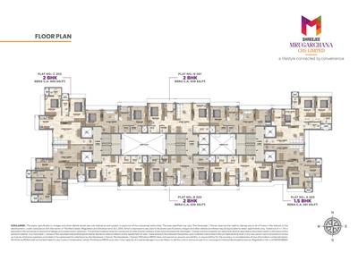 Project Image of 532.0 - 1028.0 Sq.ft 2 BHK Apartment for buy in Shreejee Mrugarchana CHSL
