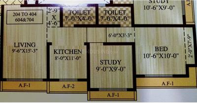 Project Image of 346.0 - 543.0 Sq.ft 1 BHK Apartment for buy in Shantee Sterling Heights A Wing
