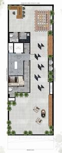 Smart Luxury Floors Cluster Plan for terrace Floor 1