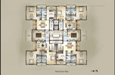 Project Image of 2224.0 - 2324.0 Sq.ft 3 BHK Apartment for buy in Jain Archway