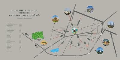 Project Image of 3111.0 - 3691.0 Sq.ft 3 BHK Apartment for buy in Ambience Downtown