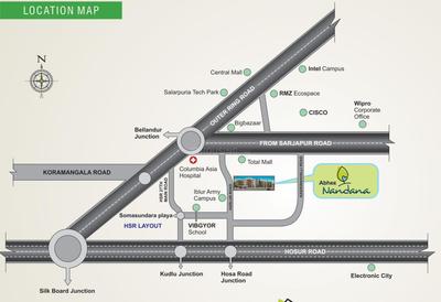 Project Image of 379.75 - 885.12 Sq.ft 2 BHK Apartment for buy in Abhee Nandana Block C