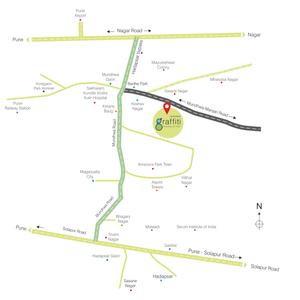 Project Image of 1180 Sq.ft 2 BHK Apartment / Flat for sale in Mundhwa for Rs. 8500000