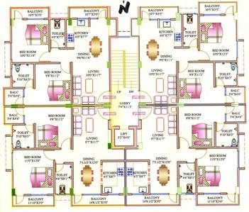 Project Image of 915.0 - 1000.0 Sq.ft 2 BHK Apartment for buy in Sai Vikash Indralya Enclave