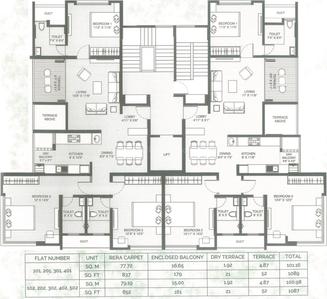 Project Image of 835.0 - 852.0 Sq.ft 3 BHK Apartment for buy in Raviraj The Secret Garden