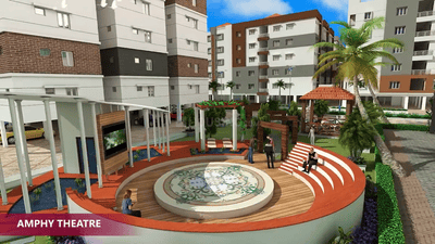 Project Image of 661.0 - 1351.0 Sq.ft 1 BHK Apartment for buy in Sai Brundavanam Advaitha