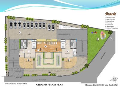 Project Image of 625.28 - 1430.95 Sq.ft 2 BHK Apartment for buy in Bharat Redevelopment of Queens Croft CHSL
