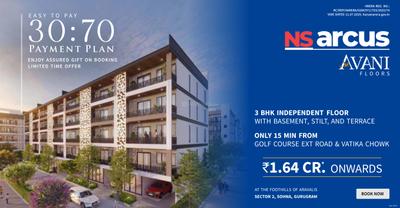 Project Image of 1329.48 - 1450.17 Sq.ft 3 BHK Builder Floor for buy in Avani Floors
