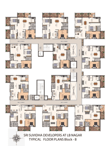Project Image of 1183.0 - 1976.0 Sq.ft 2 BHK Apartment for buy in Vantage KVS Raju Towers