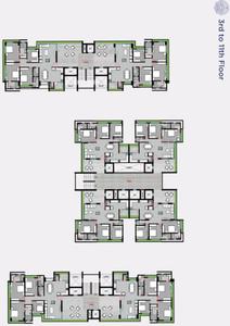 Project Image of 1170.36 - 2161.07 Sq.ft 3 BHK Apartment for buy in White Eternity