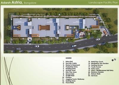 Project Image of 915.0 - 1420.0 Sq.ft 2 BHK Apartment for buy in Adarsh Astria