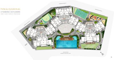 Project Image of 1300 Sq.ft 3 BHK Apartment / Flat for sale in Gujarat International Finance Tec City for Rs. 32500000