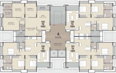 Project Image of 1084.0 - 3500.0 Sq.ft 3 BHK Apartment for buy in Shreenath Heights II