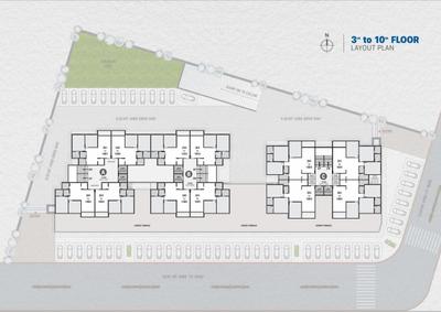 Project Image of 664.0 - 963.0 Sq.ft 2 BHK Apartment for buy in Balaji Hill Town