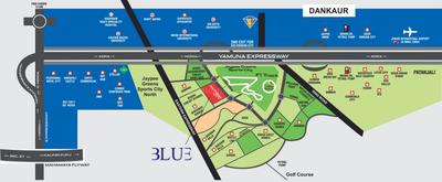 Dev Sai Blue Tower Phase 2 Images for Location Plan of Pary Blue Tower 1