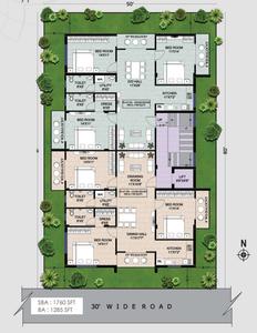 Project Image of 1420 Sq.ft 3 BHK Apartment / Flat for sale in Jharapada for Rs. 9170000