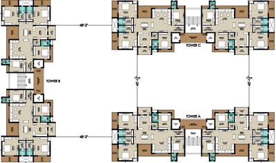 Project Image of 0.0 - 1706.62 Sq.ft 4 BHK Apartment for buy in Sarvam Fortune Celestia