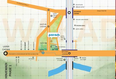 Project Image of 1290 Sq.ft 3 BHK Apartment / Flat for sale in Wakad for Rs. 12500000