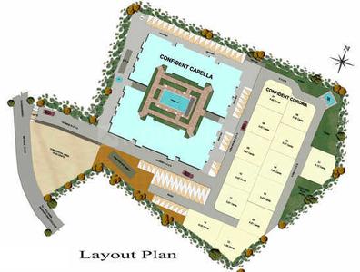 Project Image of 850.0 - 1550.0 Sq.ft 1 BHK Apartment for buy in Confident Capella