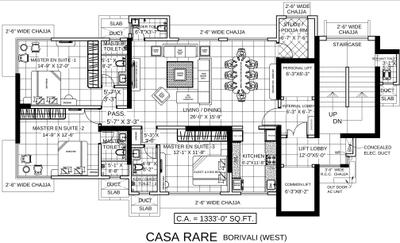Project Image of 1408.0 - 1534.0 Sq.ft 3.5 BHK Apartment for buy in Geopreneur Casa Rare