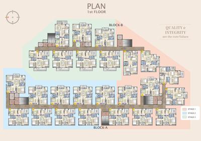 Project Image of 980.0 - 1105.0 Sq.ft 2 BHK Apartment for buy in Radiant Kaira