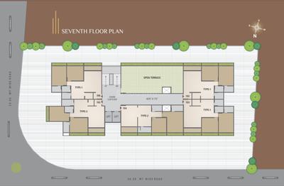 Project Image of 649.49 - 679.85 Sq.ft 2 BHK Apartment for buy in Vasudev Pushti Skyline