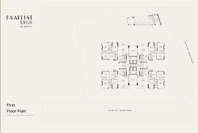 Project Image of 0.0 - 1832.99 Sq.ft 4 BHK Apartment for buy in Paarijat Eros
