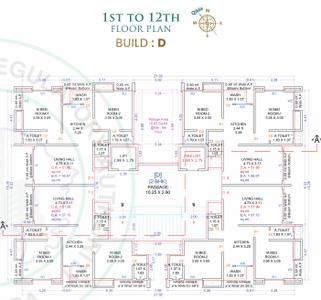 Project Image of 559.4 - 750.24 Sq.ft 2 BHK Apartment for buy in Harmony Firdos Heights