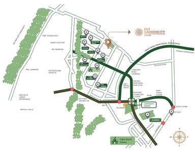 Project Image of 1264.76 - 1614.58 Sq.ft Residential Plot Plot for buy in DLF Gardencity Enclave