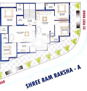 Project Image of 411.18 - 570.16 Sq.ft 2 BHK Apartment for buy in Shree Ramraksha Residency A