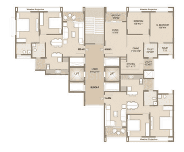 Project Image of 1057 Sq.ft 2 BHK Apartment / Flat for sale in Nehru Nagar for Rs. 13000000