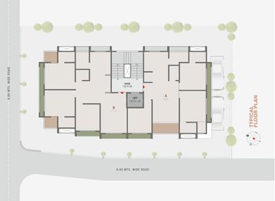 Project Image of 873.38 - 930.32 Sq.ft 3 BHK Apartment for buy in Vraj Prasthan 10