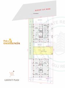 Project Image of 930.86 - 1421.16 Sq.ft 3 BHK Apartment for buy in Jay Palm Excellencia