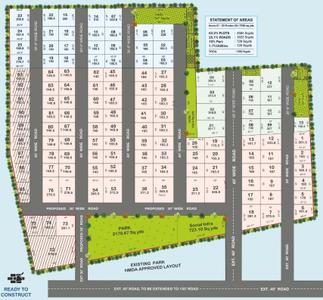 Project Image of 275 Sq.ft Residential Plot / Land for sale in Kothur for Rs. 4600000