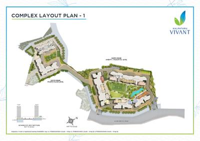 Project Image of 618.0 - 1740.0 Sq.ft 2 BHK Apartment for buy in Kalpataru Vivant South Wing B