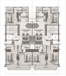 Project Image of 1422.0 - 1512.0 Sq.ft 3 BHK Builder Floor for buy in Ganga Valley Floors